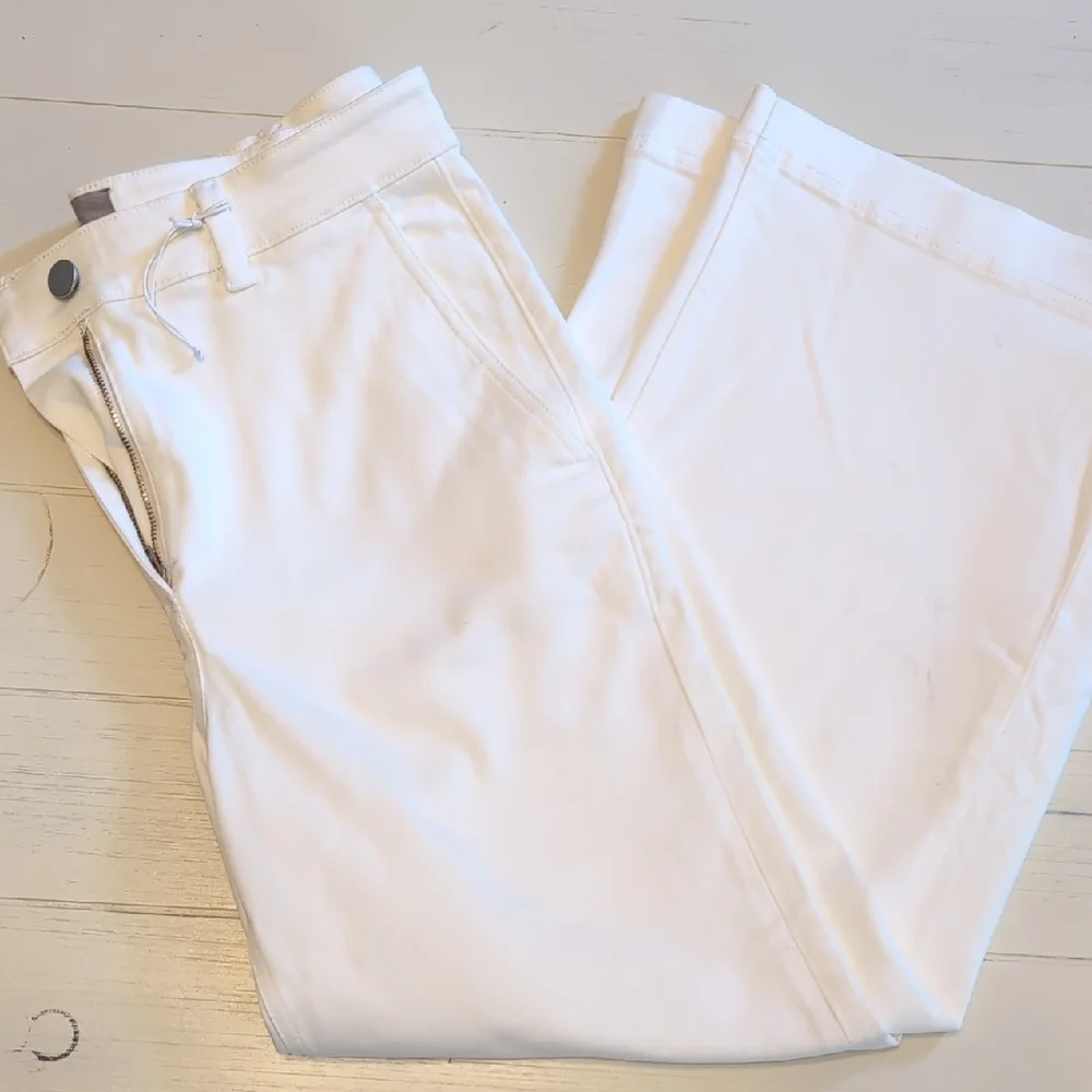 Everlane | Wide Leg Crop Pants In Bone - Picture 6 of 6
